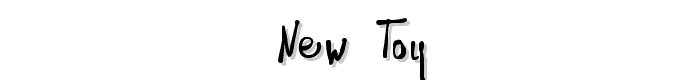 New Toy font